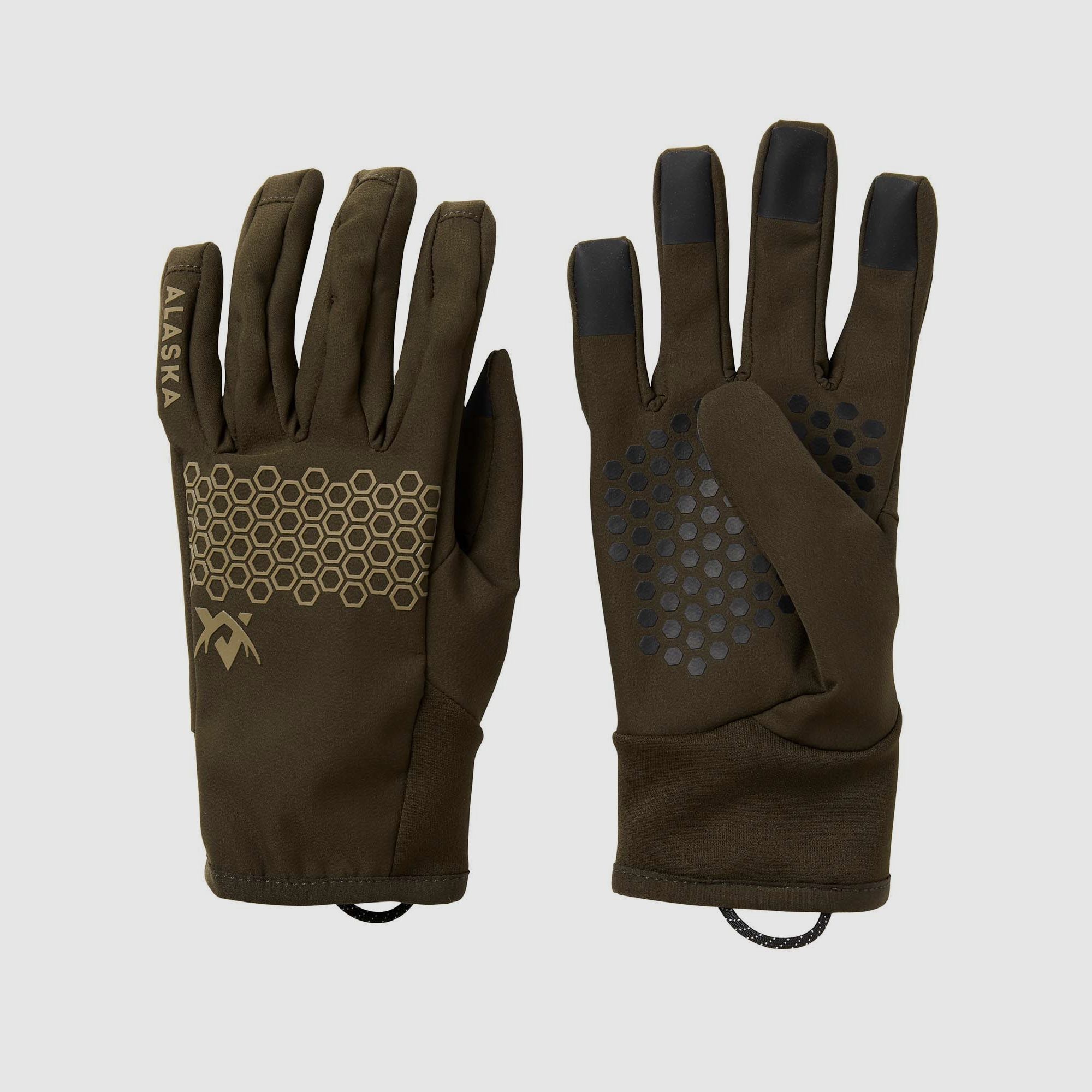 Alaska 1795 Chaser Stretch Handschuhe Solid Brown 11
