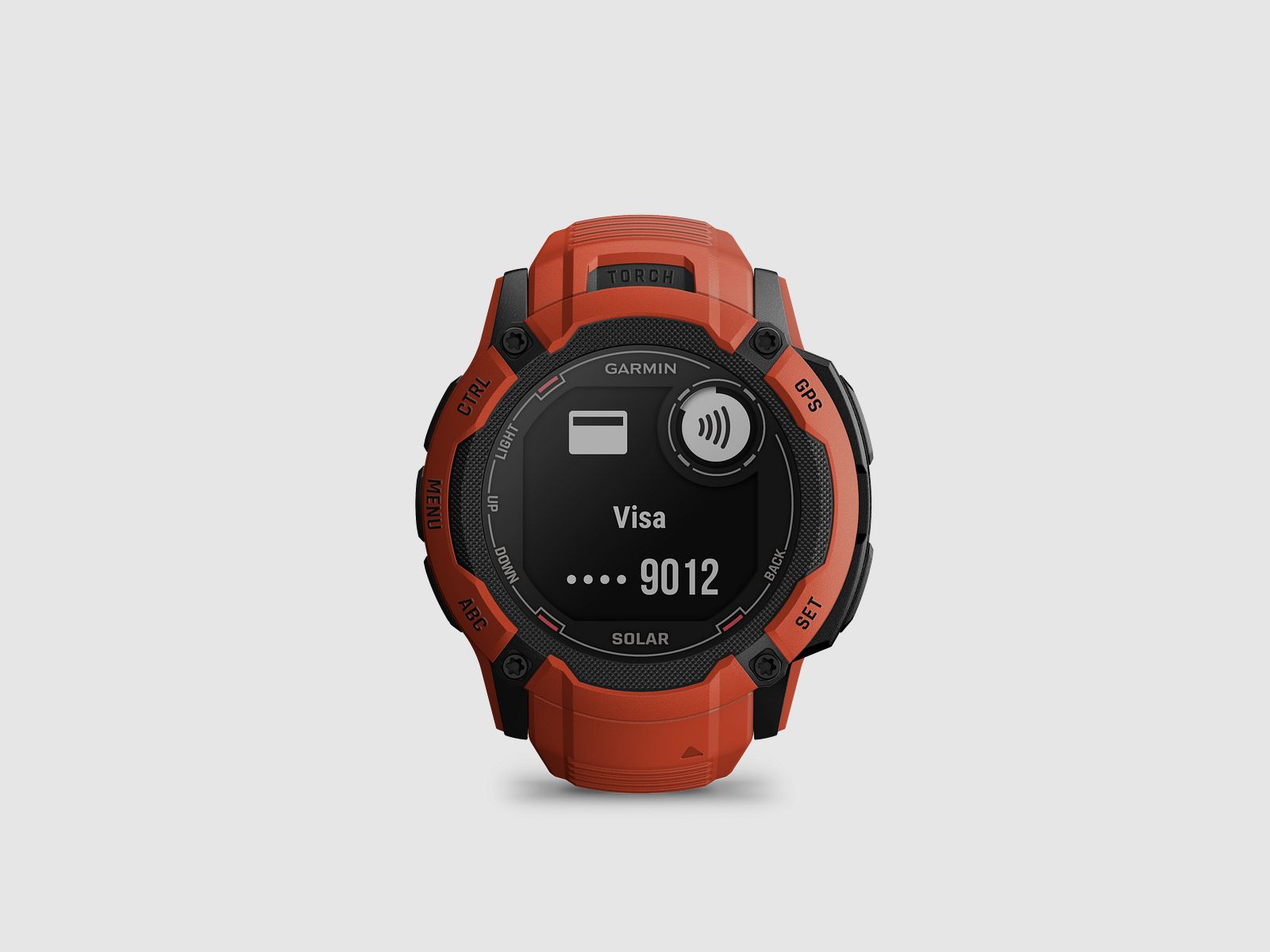 Garmin Instinct® 2X Solar, Czerwony