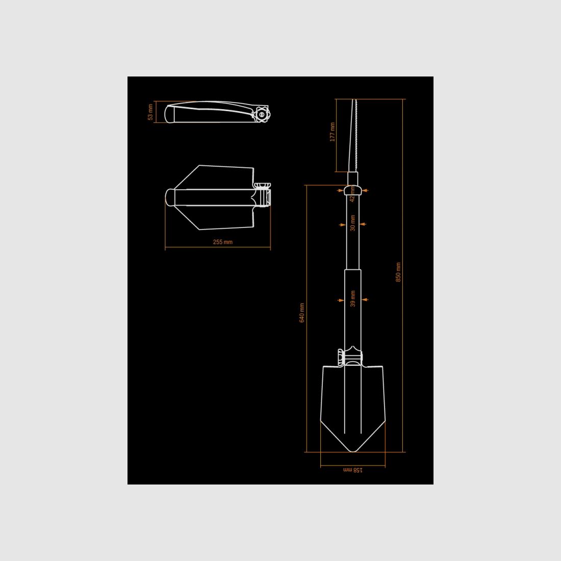 PALA PLEGABLE GLOCK, imagen 4 de 5