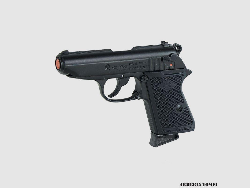 PISTOLA A SALVE – BRUNI REPLICA WALTHER PPK NEW POLICE CAL. 8MM NERA, immagine 1 di 3