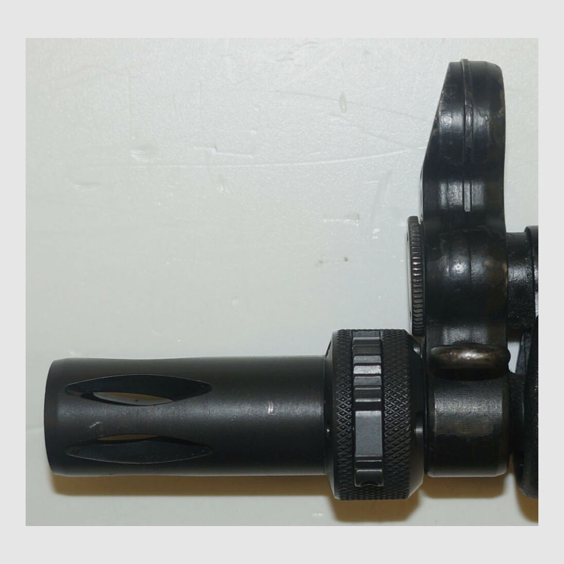 Heckler & Koch Mündungsfeuerdämpfer Heckler & Koch HK H&K MP5 Kal.9x19, 3-Warzen-Verriegelung/TriLock.