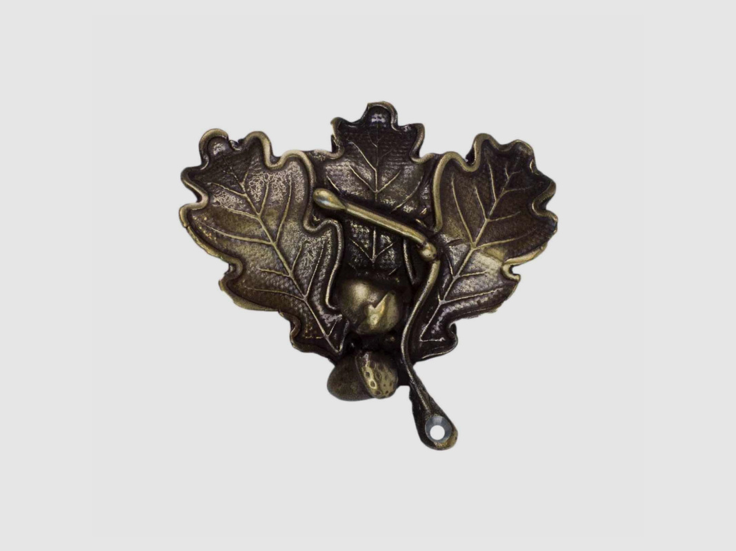 Eichenlaubabdeckung bronze für Keilerwaffen