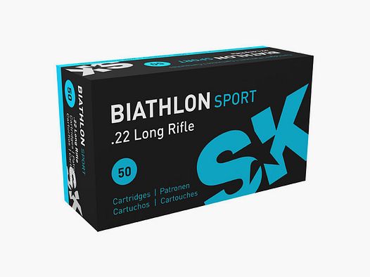 SK Biathlon Sport .22 LR 40GR LRN 50 cartouches