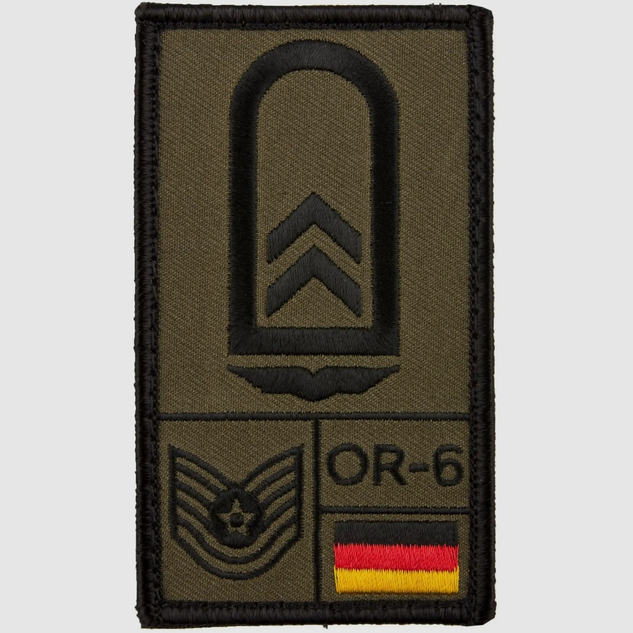 Café Viereck Rang Patch Oberfeldwebel Luftwaffe