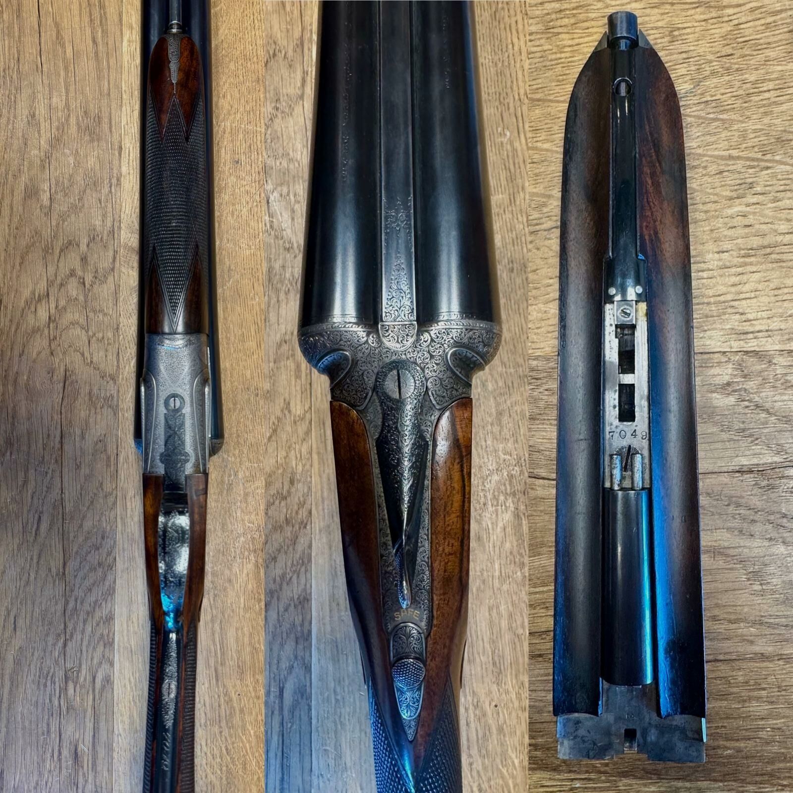 Fucile doppio Stephen Grant & Sons con chiusure laterali