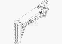 Calcio B&T MBT per HK MP5k/SP5k, regolabile in lunghezza e altezza e pieghevole