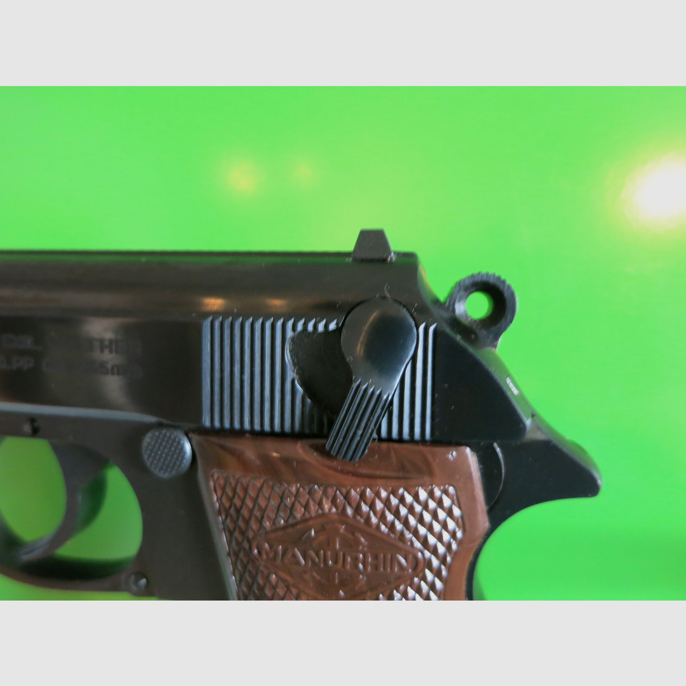 Manurhin-Walther PP "Pistola della polizia", 7,65 mm Browning (.32 Auto), come nuova       #75-