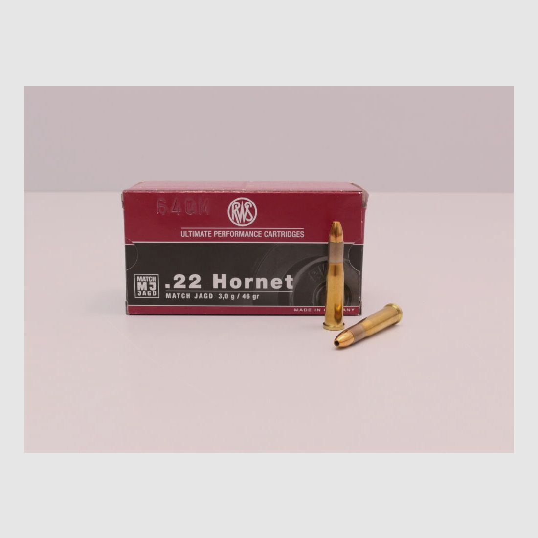 RWS MJ 3,0g/46grs à50 .22 Hornet, image 1 sur 2