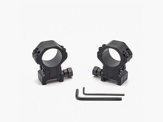 Vector Optics XASR-2510 X-ACCU Anillos Picatinny de elevación ajustable de 25,4 mm y 1 pulgada