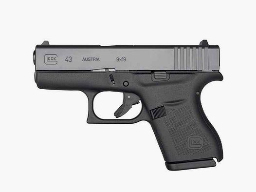 Pist. Glock 43, ADJ, brün., 9mm Para