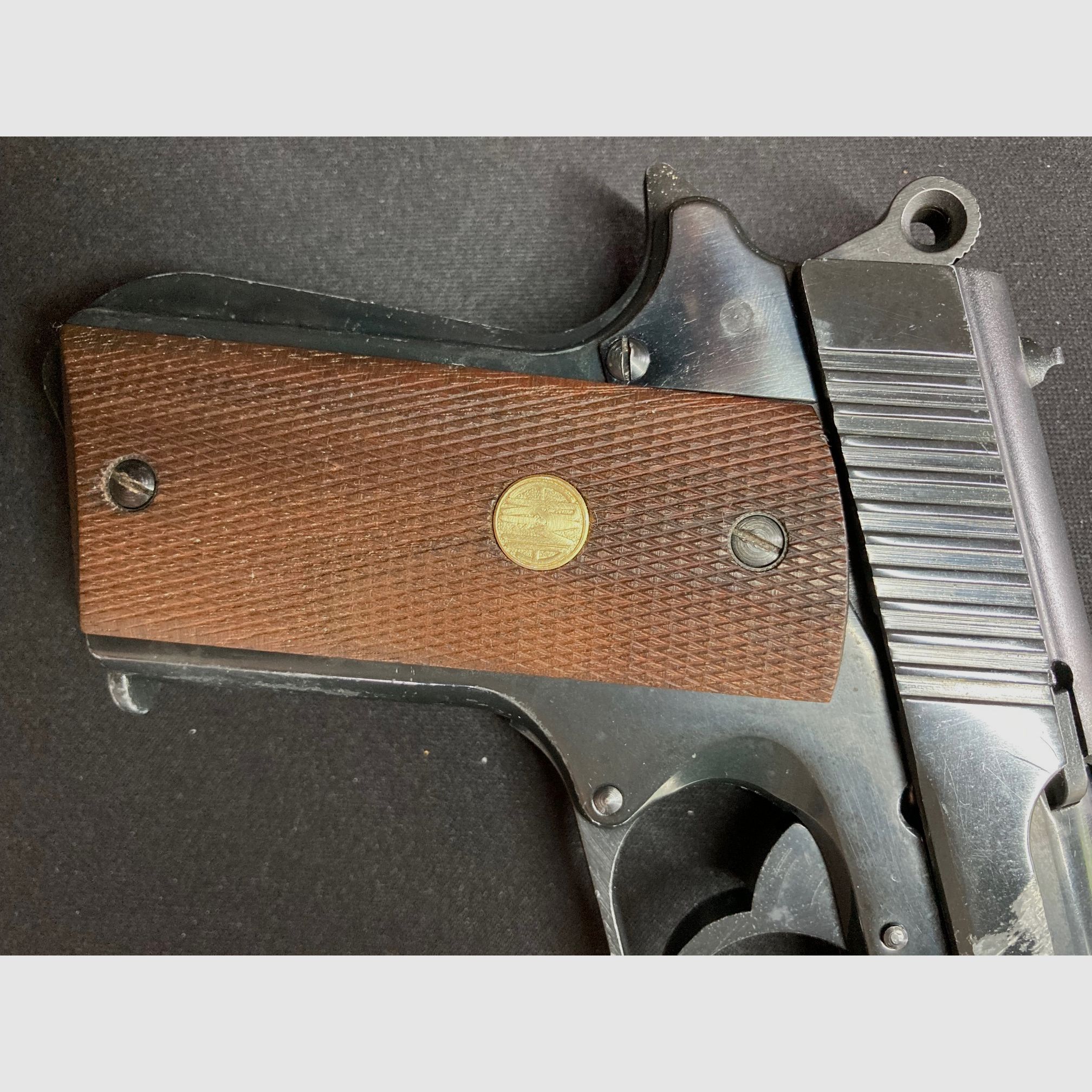 EGP 45, "Torro 45", PTB-Nr. 297, ERMA-Werke, Reizstoff-/Signalpistole,  8mm Knall