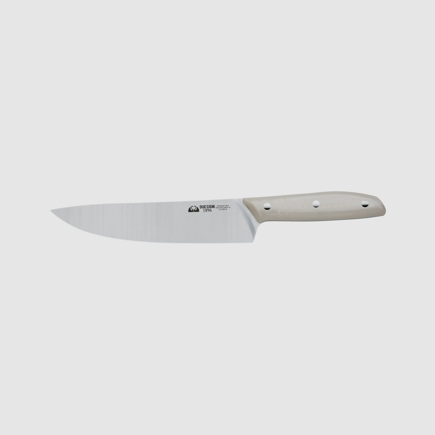 Due Cigni - Cuoco Serie 1896: Das Messer, das Tradition in die Küche bringt 20 cm