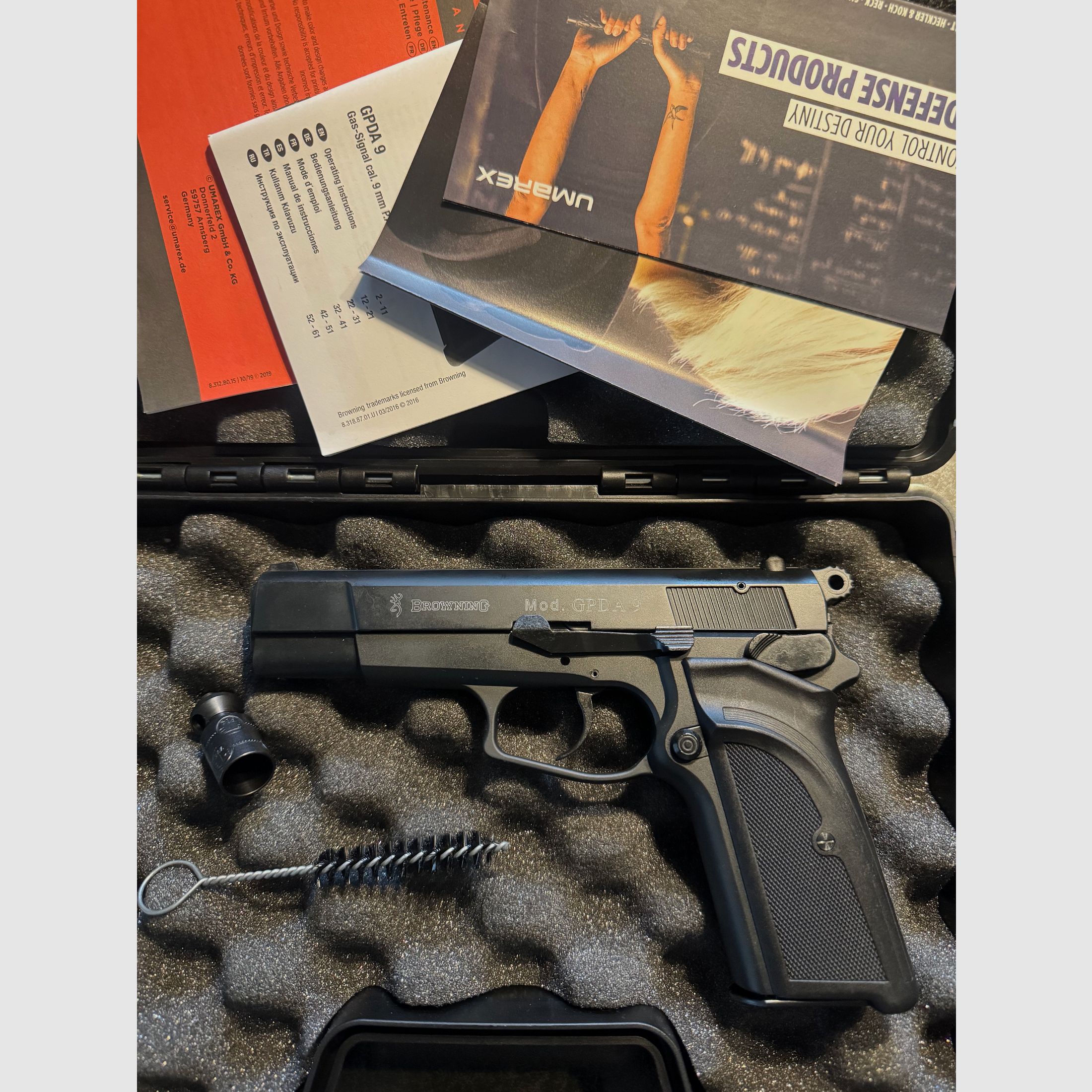 Browning GPDA 9BLK 9mm P.A.K.