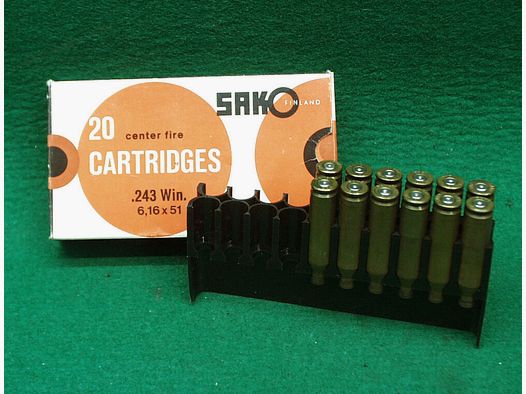 SAKO Hülsen .243 Win, gebraucht