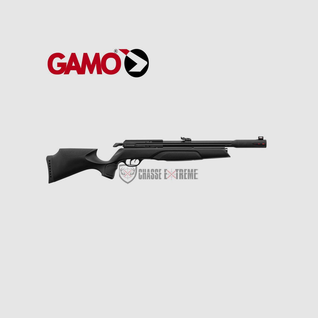 Pack PCP-Gewehr GAMO Arrow 19,9J Kal. 4,5mm + Zielfernrohr 3-9x40wr + Diabolos + Pumpe, Bild 2 von 8