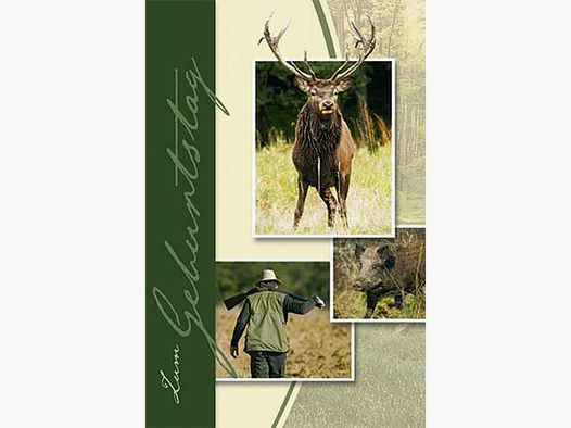 Fritzmann Geburtstags Karte Jagd