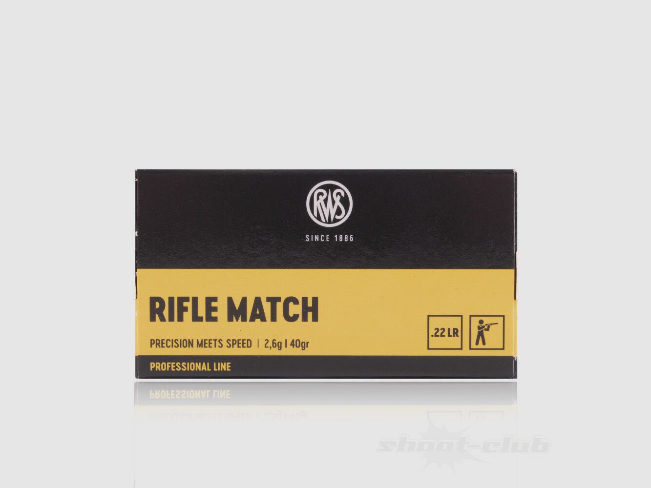 RWS Rifle Match LRN 40grs 50St .22lr