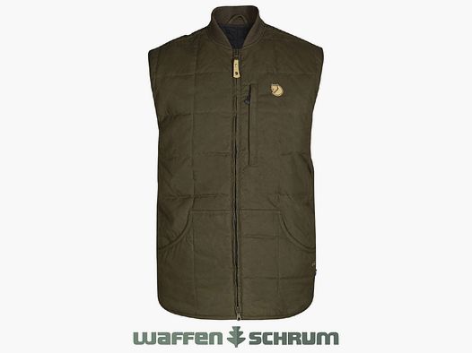 Fjällräven Gilet Grimsey Verde Oliva Scuro