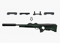 Walther RS3 Pro Pine inkl. Schalldämpfer - Repetierbüchse