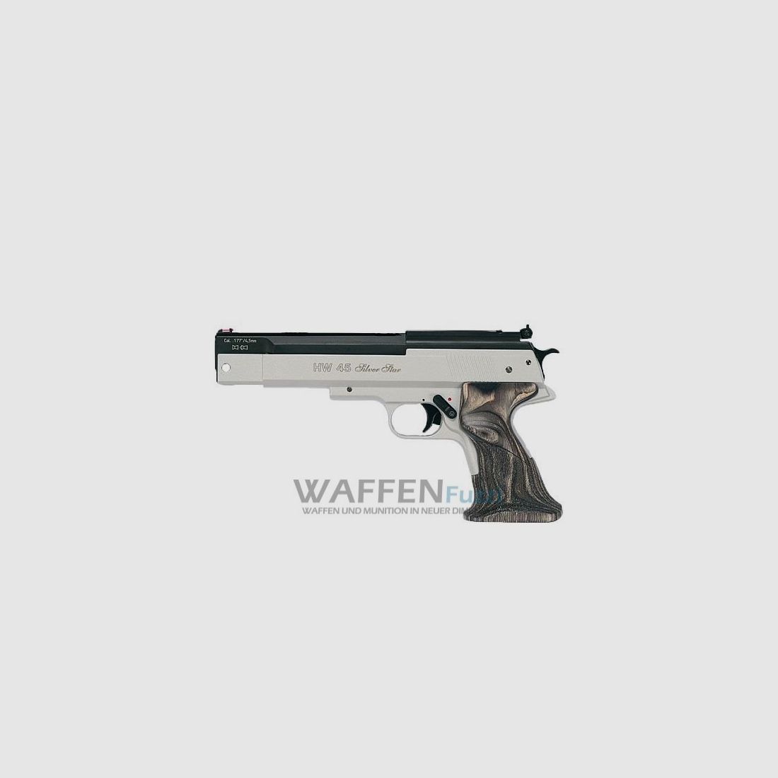 HW 45 Silverstar Luftpistole Weihrauch Kaliber 4,5mm Diabolo