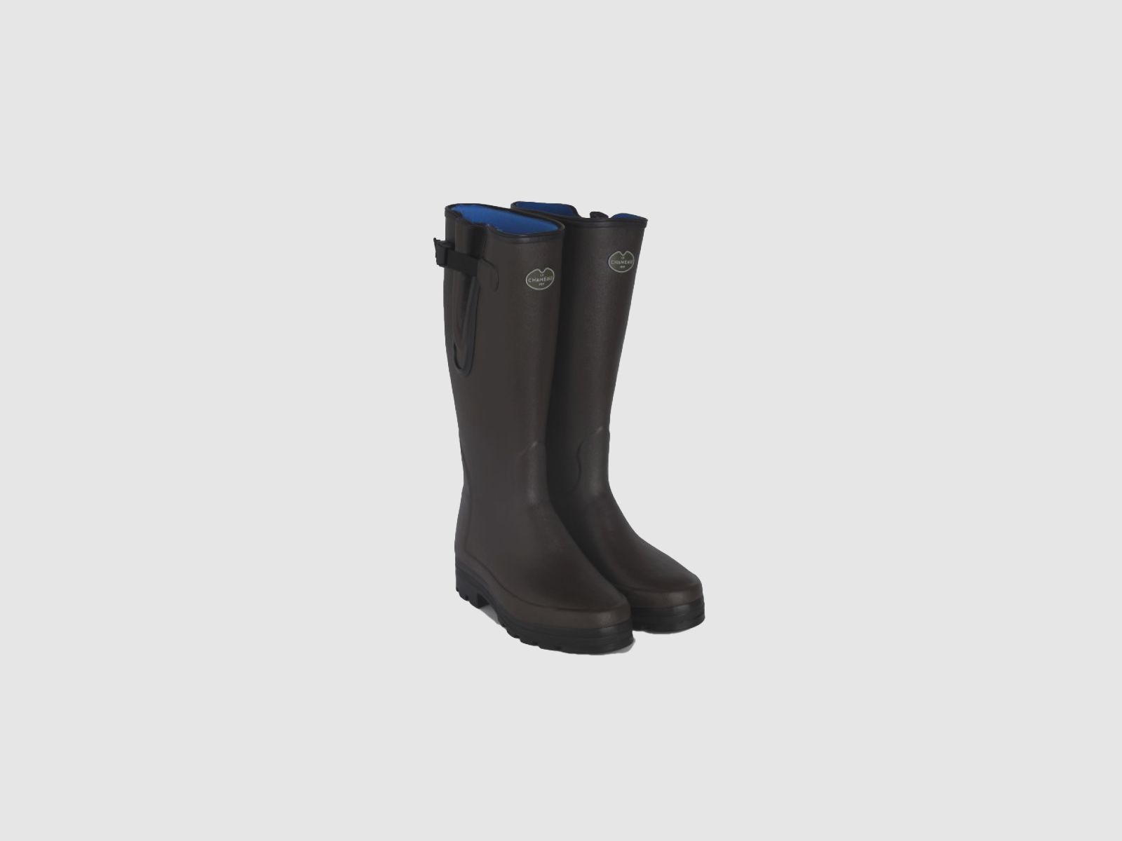 LE CHAMEAU Vierzonord Herrenstiefel mit Neoprenfutter Marron Fonce