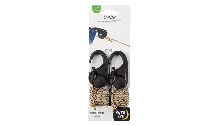 Nite Ize CamJam koordspanner – 2 stuks + koord – NCJ-25-2R3, afbeelding 2 van 2