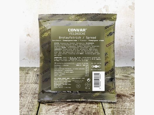 CONVAR Feldküche CONVAR Feldküche Brotaufstrich Champignon-Creme 30 g