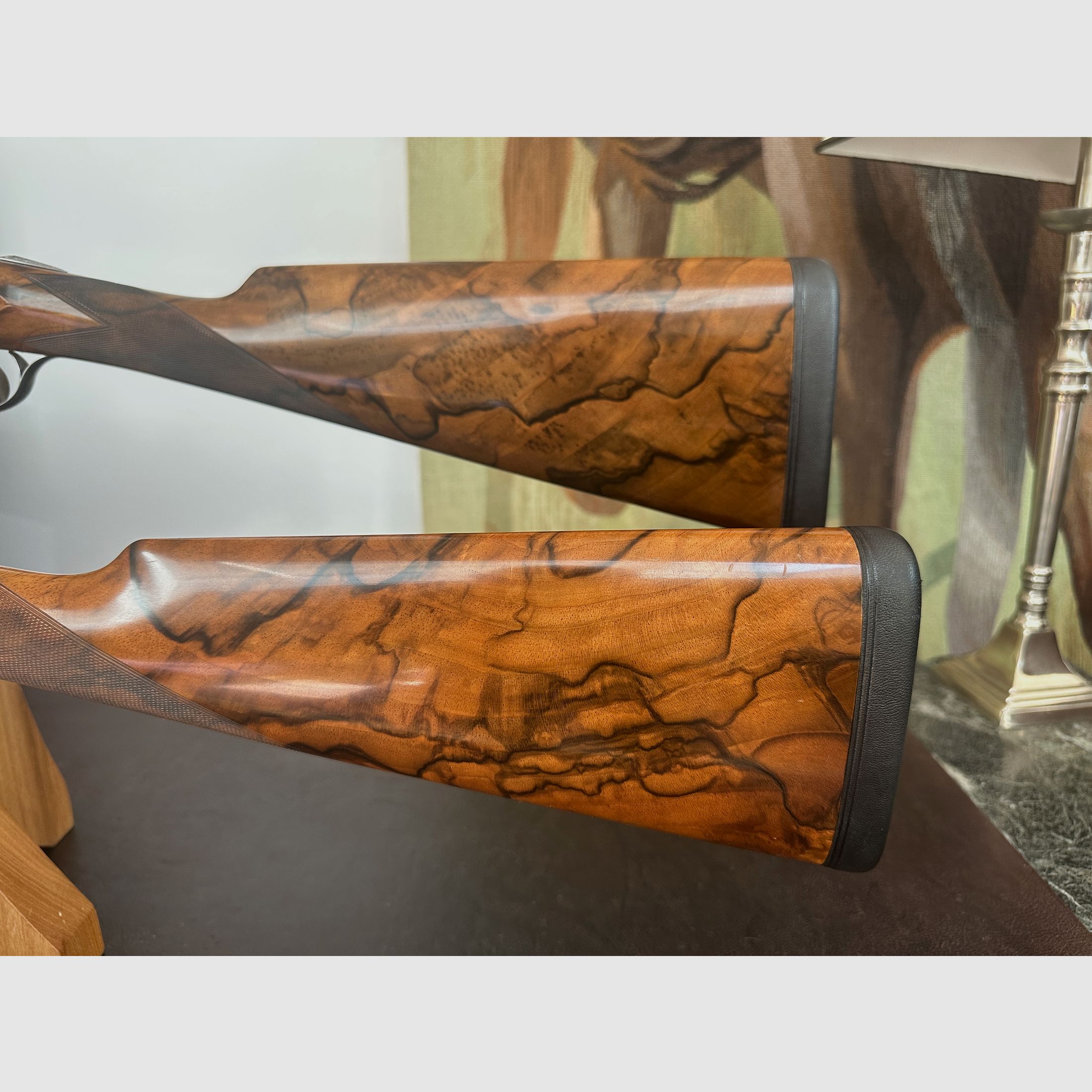 Luciano Bosis Queen - Fine side-lock shotgun pair in caliber 20