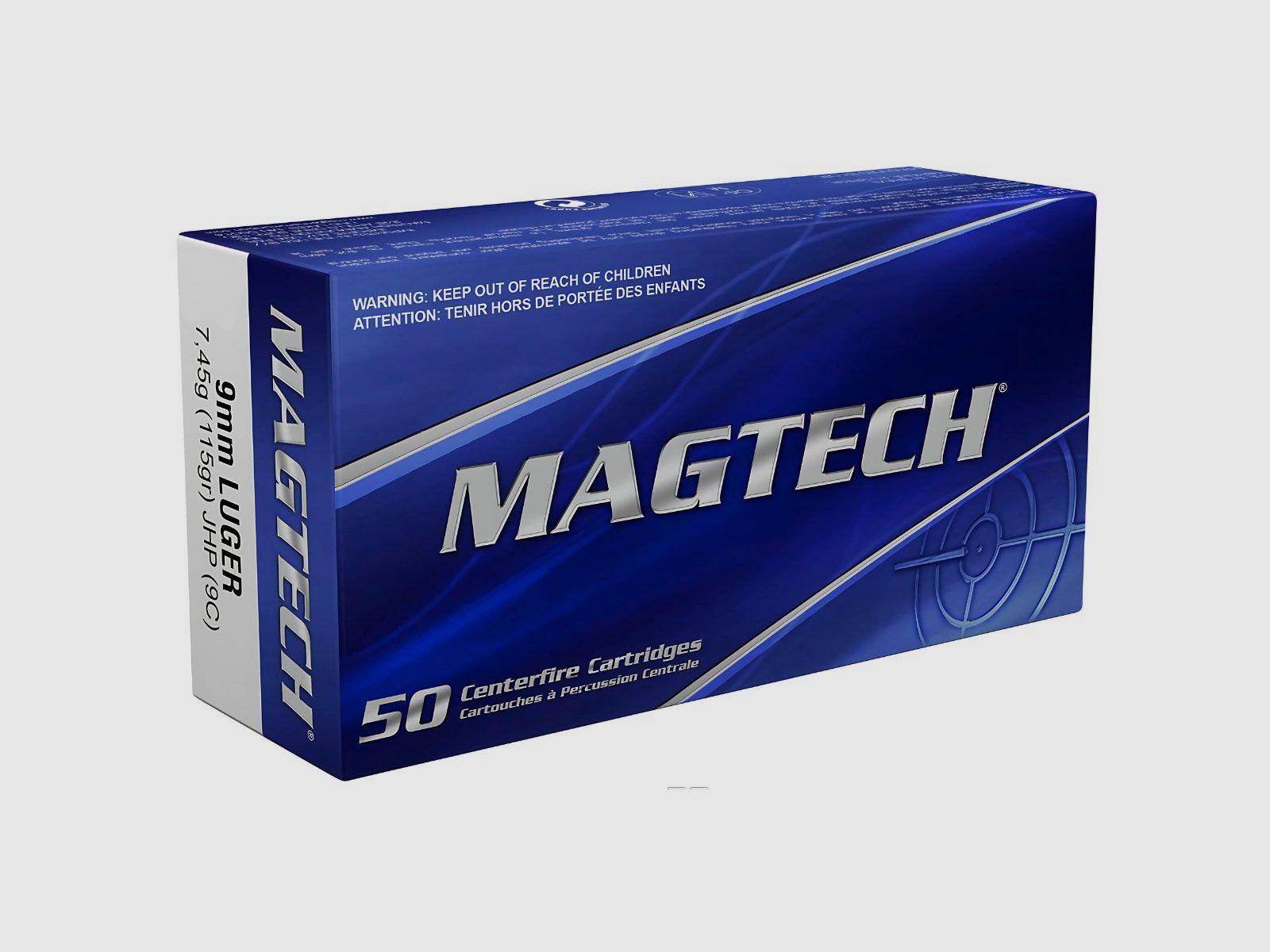 9x19 Magtech JHP 115gr/7,5g (9C), image 1 sur 3