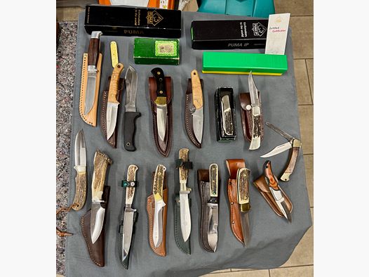 Messersammlung zu verkaufen, Puma Messer und andere