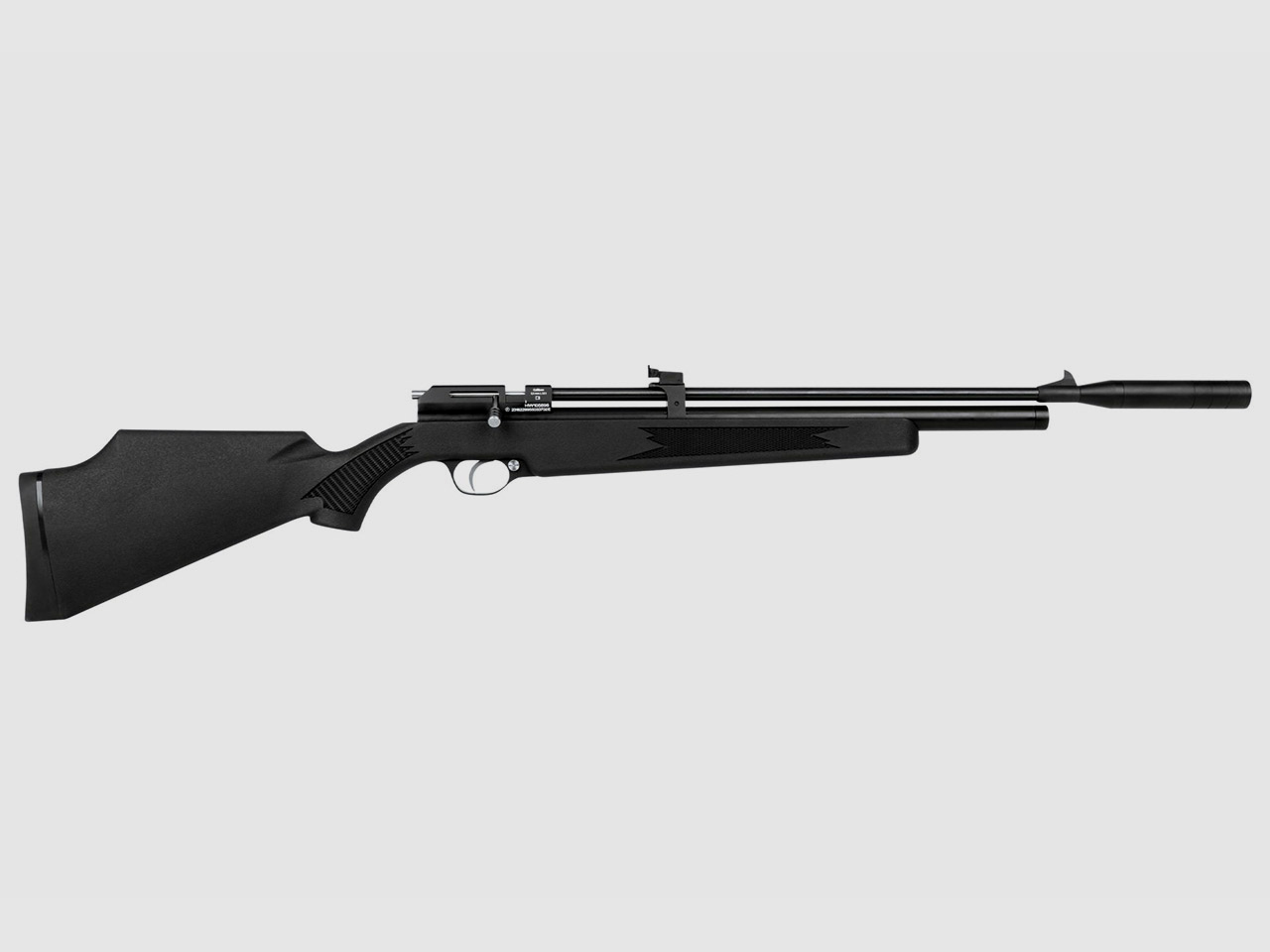 Pressluftgewehr Diana Stormrider Black schwarzer Kunststoffschaft 9 Schuss Magazin SchalldĂ¤mpfer Kaliber 4,5 mm (P18)