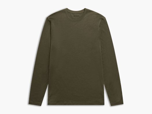 Bergans Merino Długi Rękaw Mężczyźni Pine Forest S