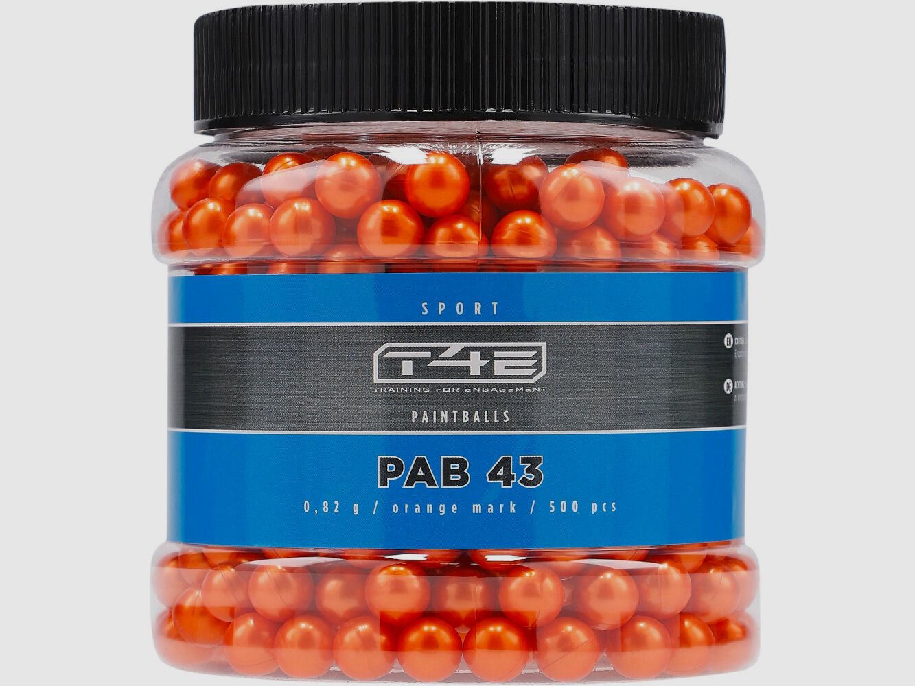 Umarex T4E Practice PAB 43 orange - 500Stk