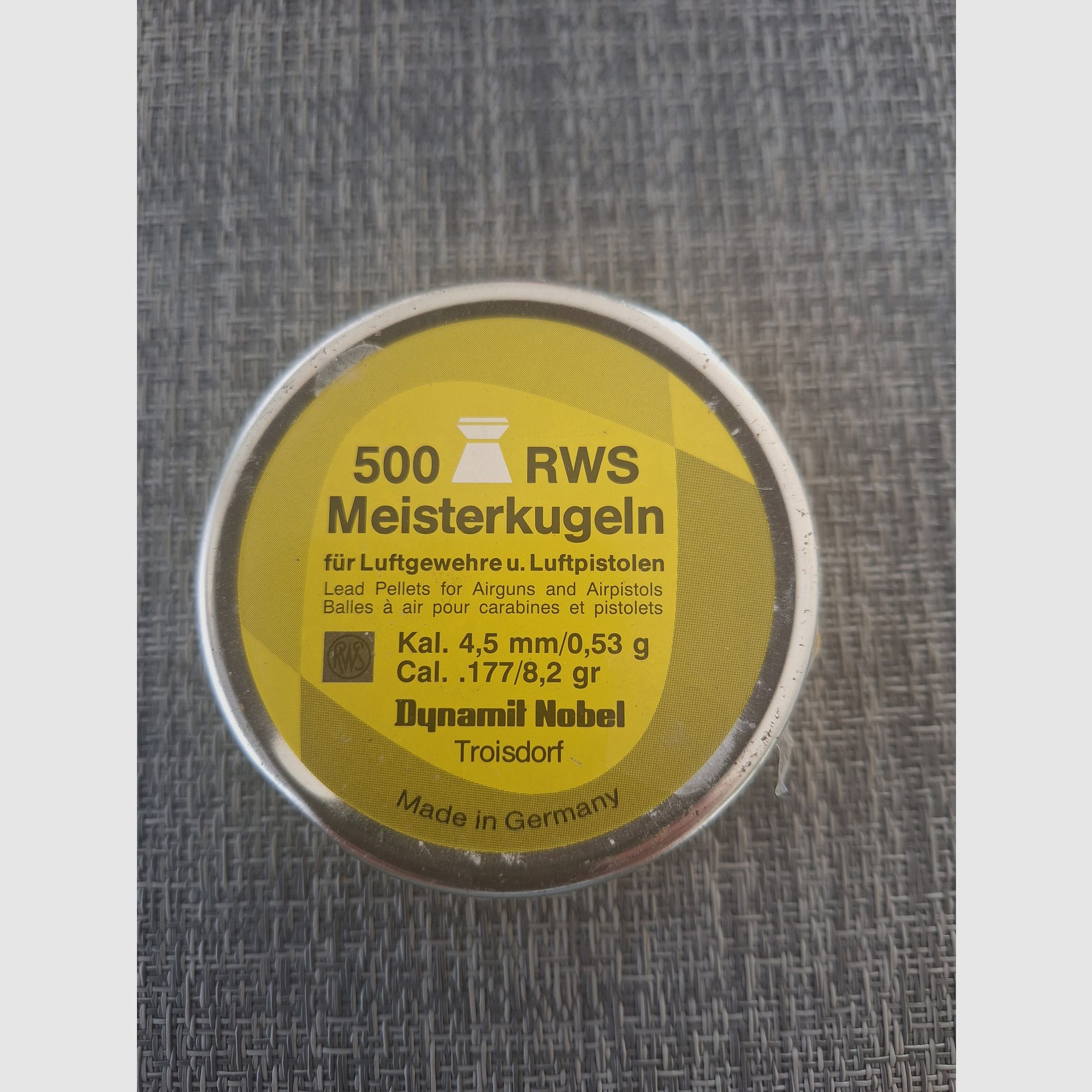 500 RWS Meisterkugeln Kal. 4,5 mm f. Luftgewehr/-pistole 