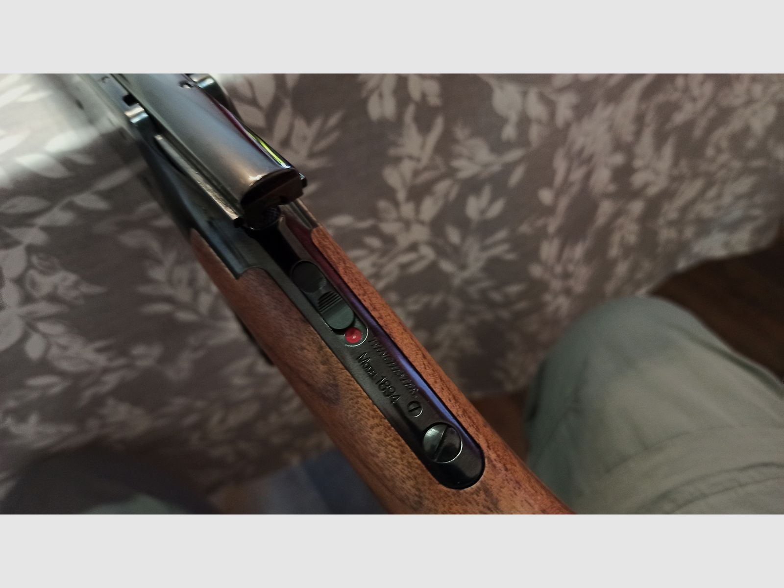 WINCHESTER 1894 TD TAKEDOWN lever-action rifle caliber .450 Marlin collector's firearm safe queen