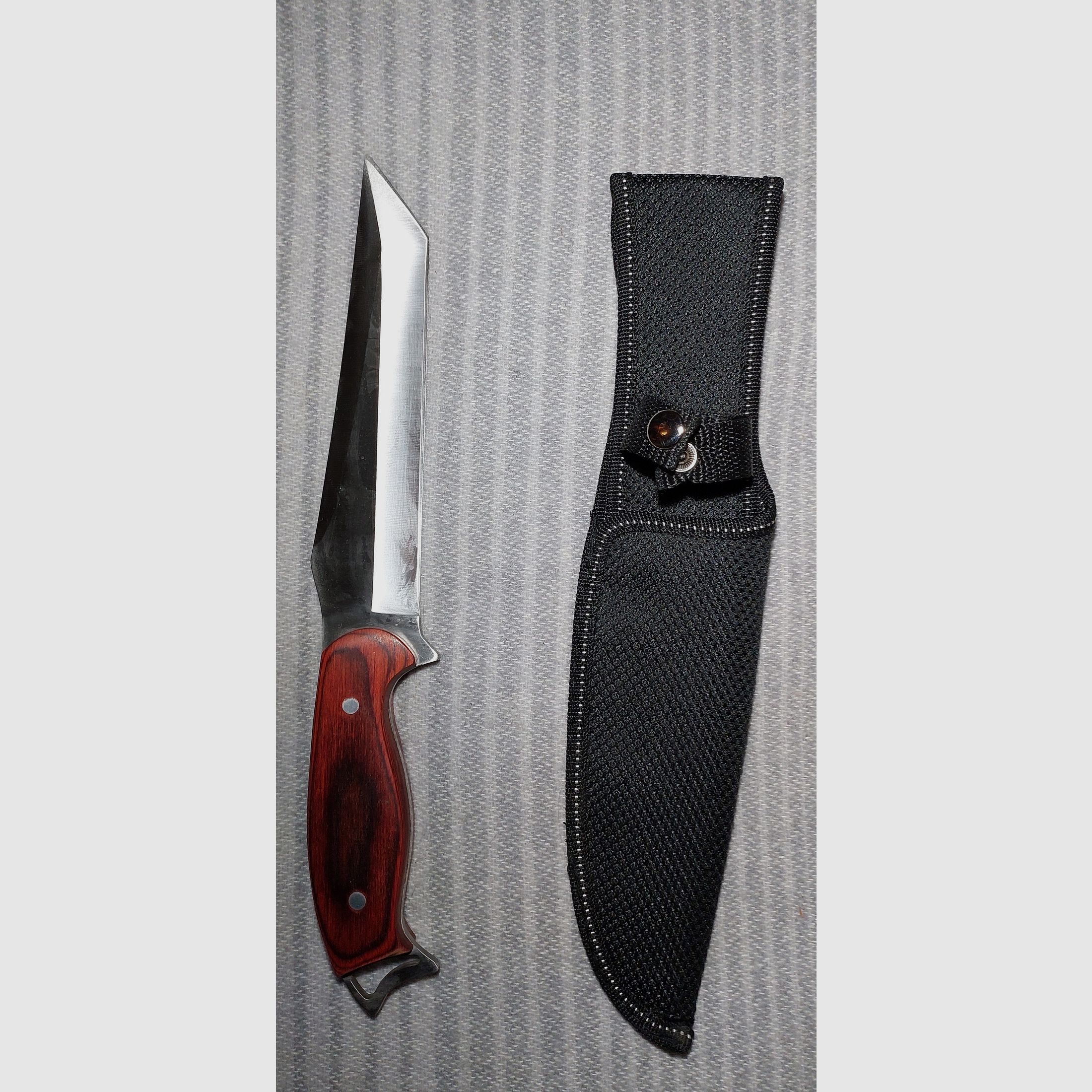 Cuchillo de campo con hoja Tantok y mango de madera Pakkaholz – ¡incl. 30 cm NUEVO!