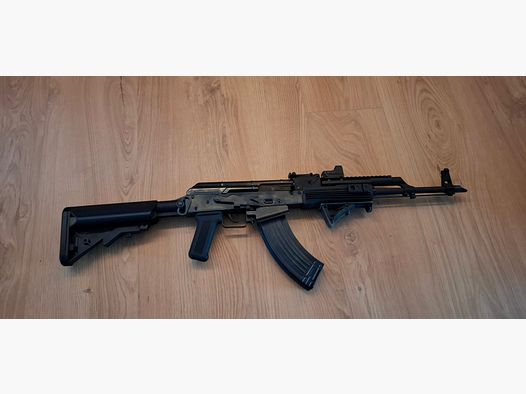 Wei-ETech AK-74 PMC full metal AWSS open-bolt gas blow-back 6mm BB black