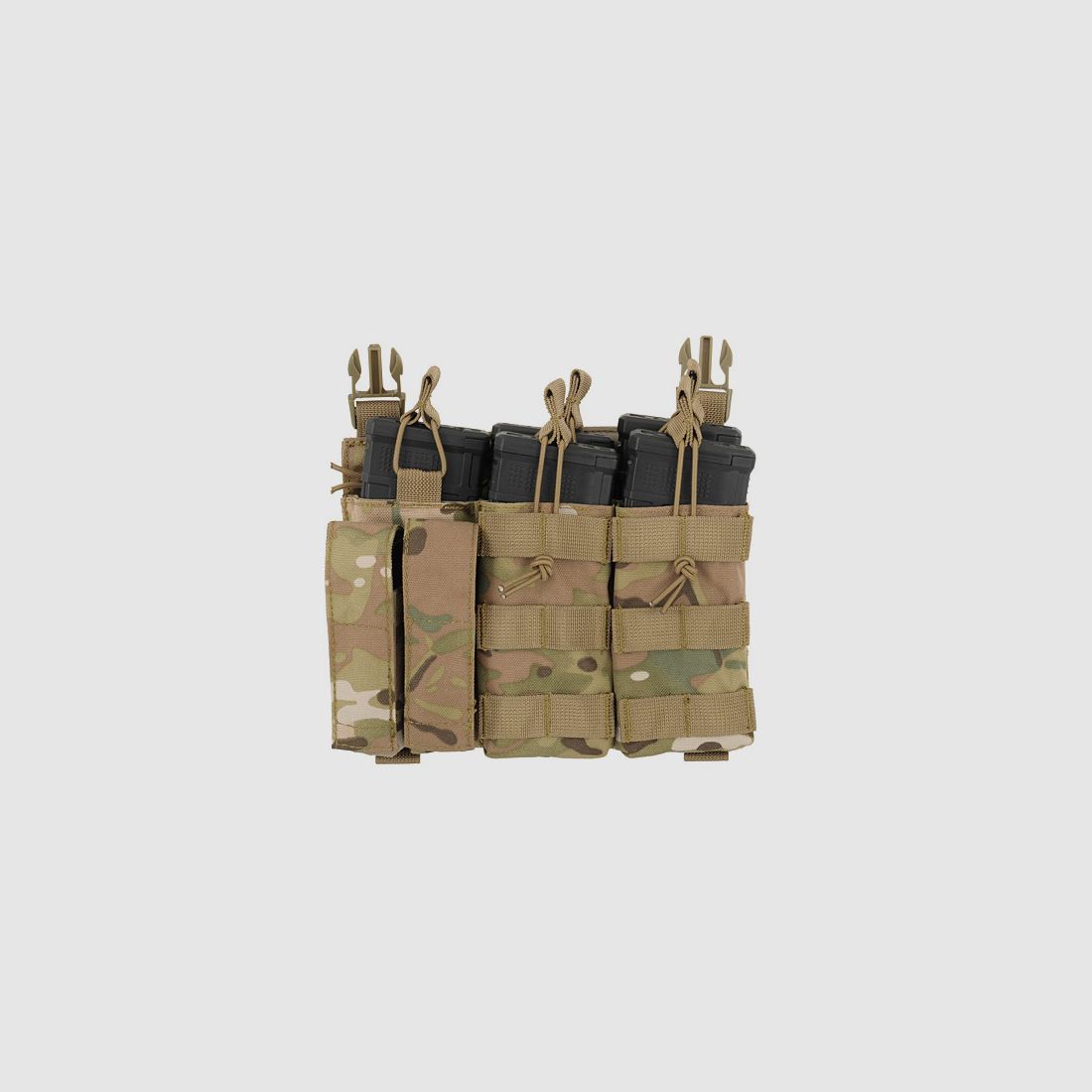 Buckle Up Triple 5.56/Pistol Pouch Panel - MC