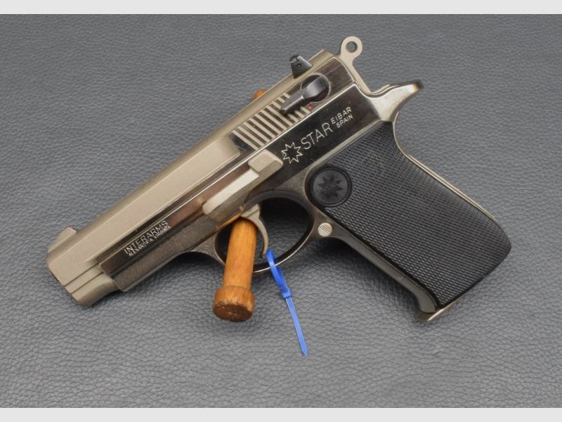 Star Pistole Modell 31P, Kaliber 9mmLuger, stainless, sehr gut