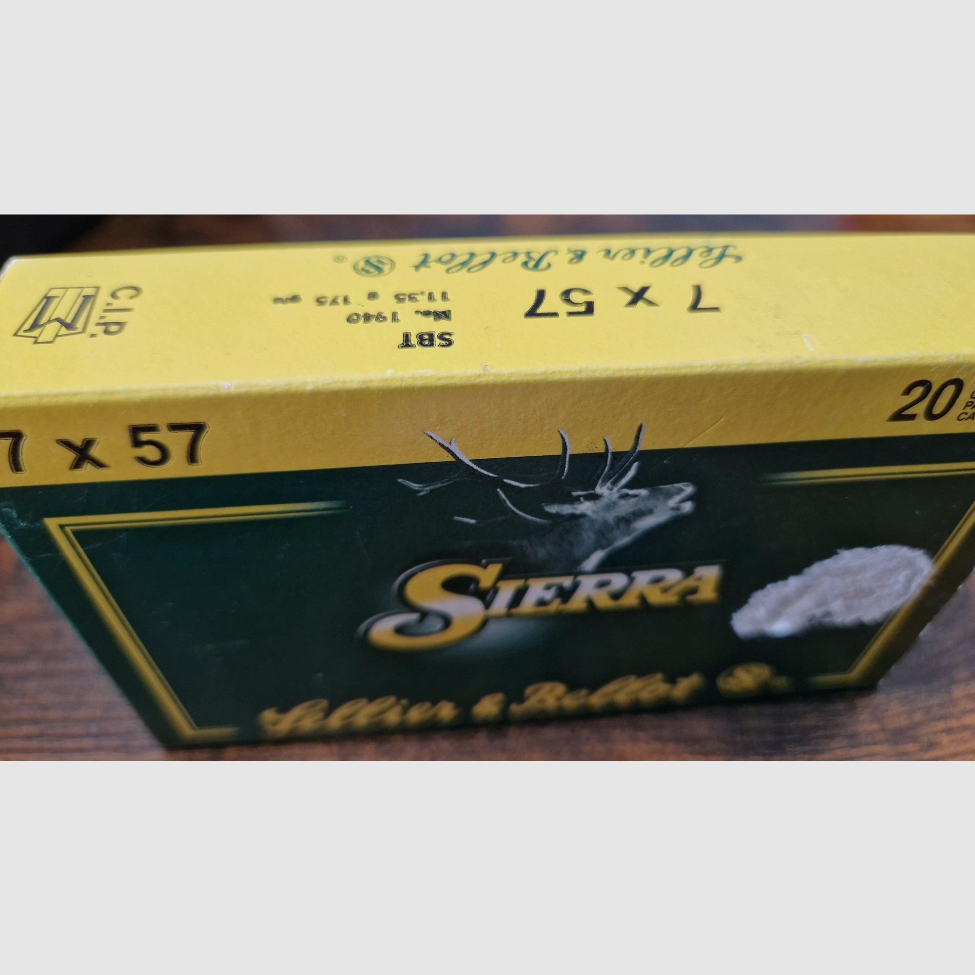 S&B cartridges 7x57 SBT Game King new and in original packaging, afbeelding 1 van 2