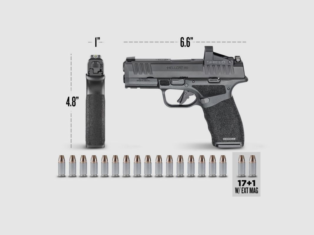 Springfield Armory Hellcat PRO OSP Threaded Barrel 9x19, Bild 5 von 6