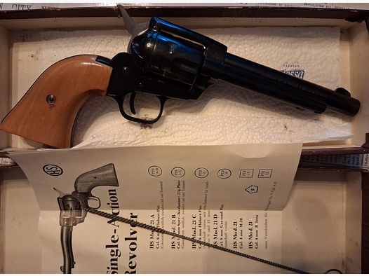 Revolver Kat. B in 4mmRand lang Bedürfnisfrei Marke Schmidt Ostheim Type HS21F