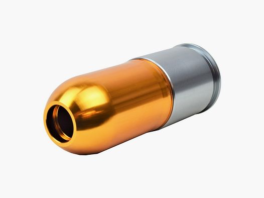 40mm BB-Shower Long Airsoft Granate Silver/copper - 80 rds 6mm
