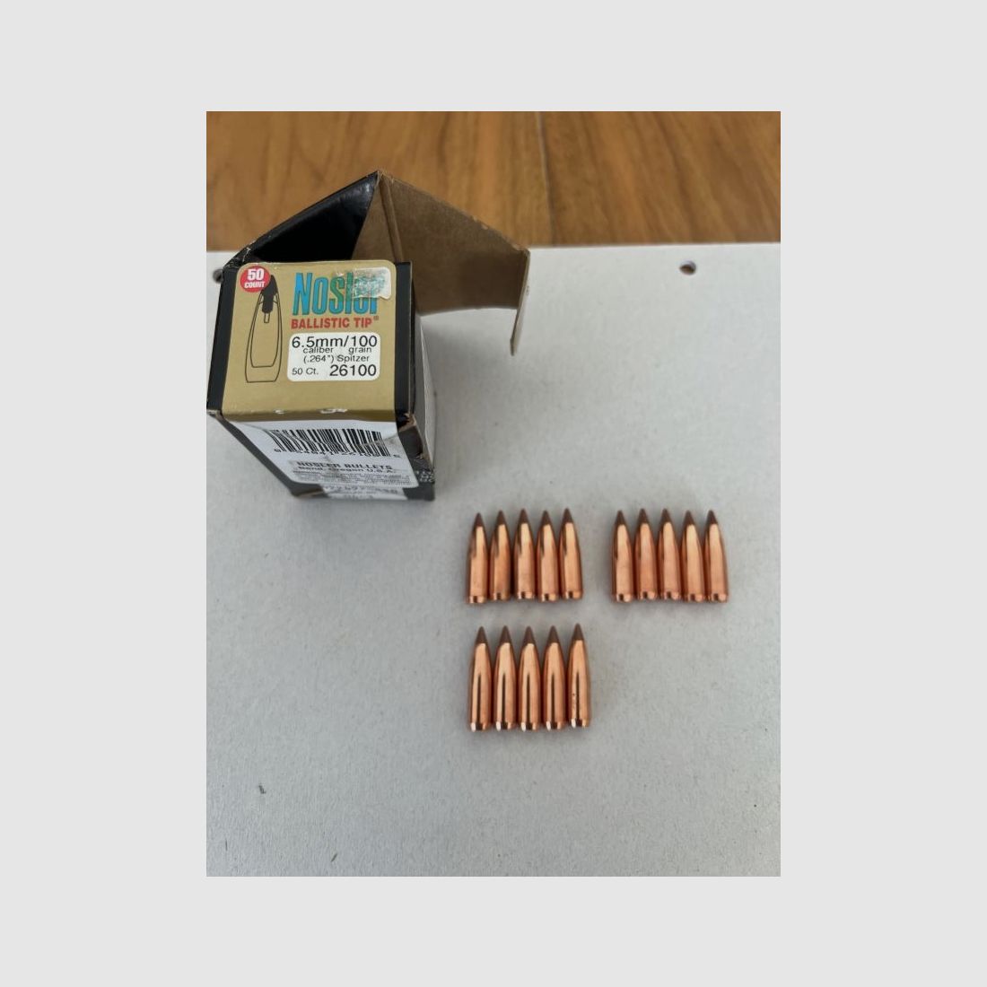 Nosler bullets Cal. 6.5mm/264., image 1 of 2