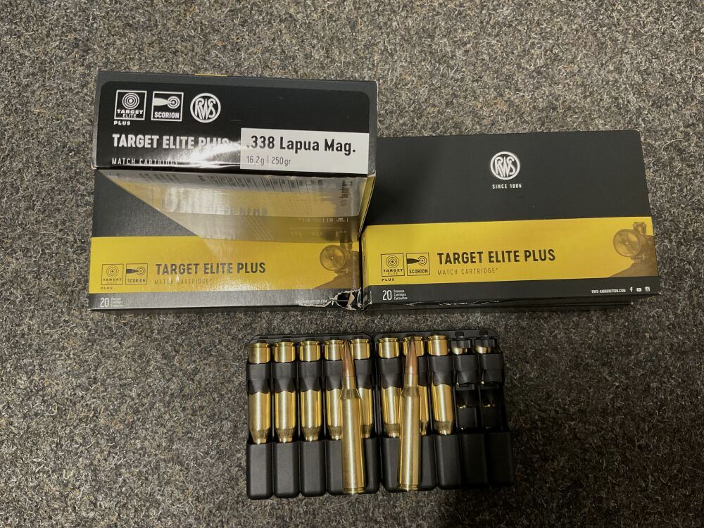RWS Target Elite Plus 338 Lapua Magnum 250gr, image 1 sur 2