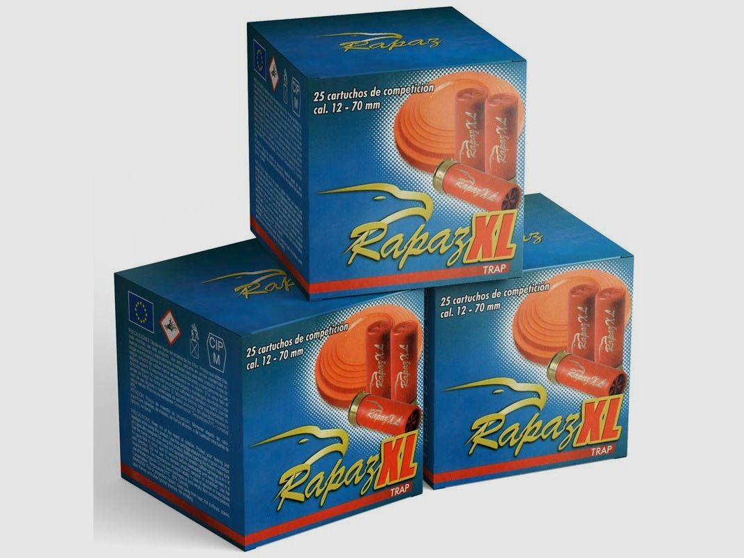 AMUNICJA ŚRUTOWA 12/70 RAPAZ XL (7i1/2) 24G, zdjęcie 2 z 6