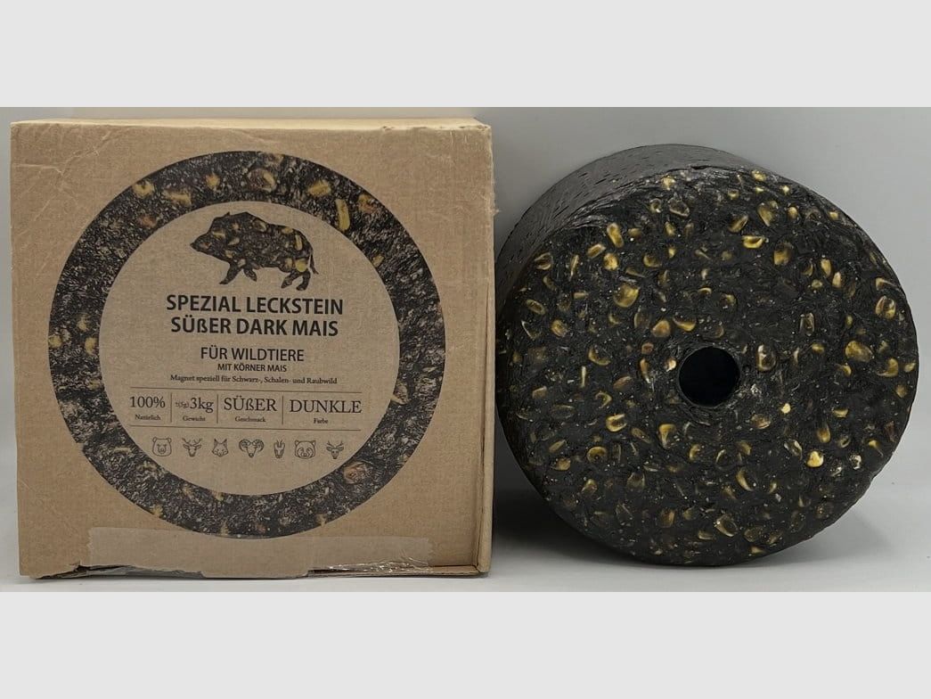 Wildlutscher Spezial Leckstein Süßer Dark Mais