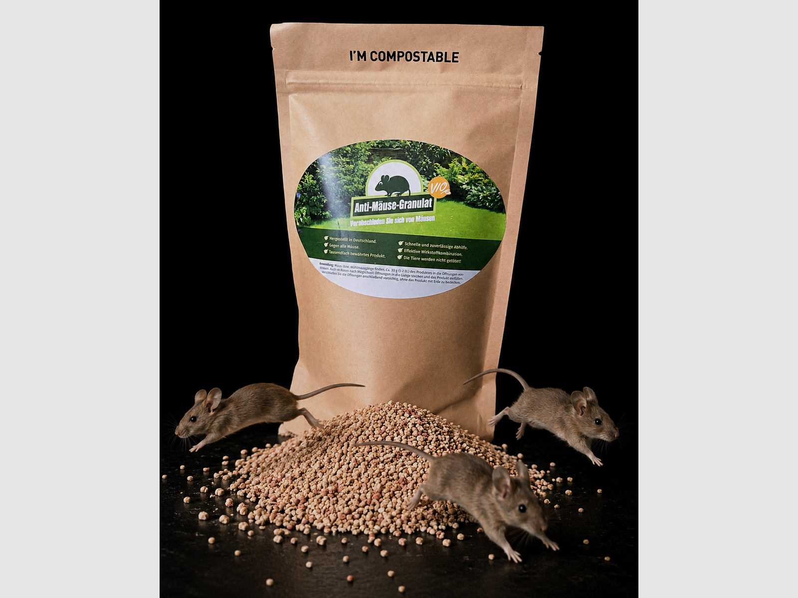 Granulado anti-ratones 400g
