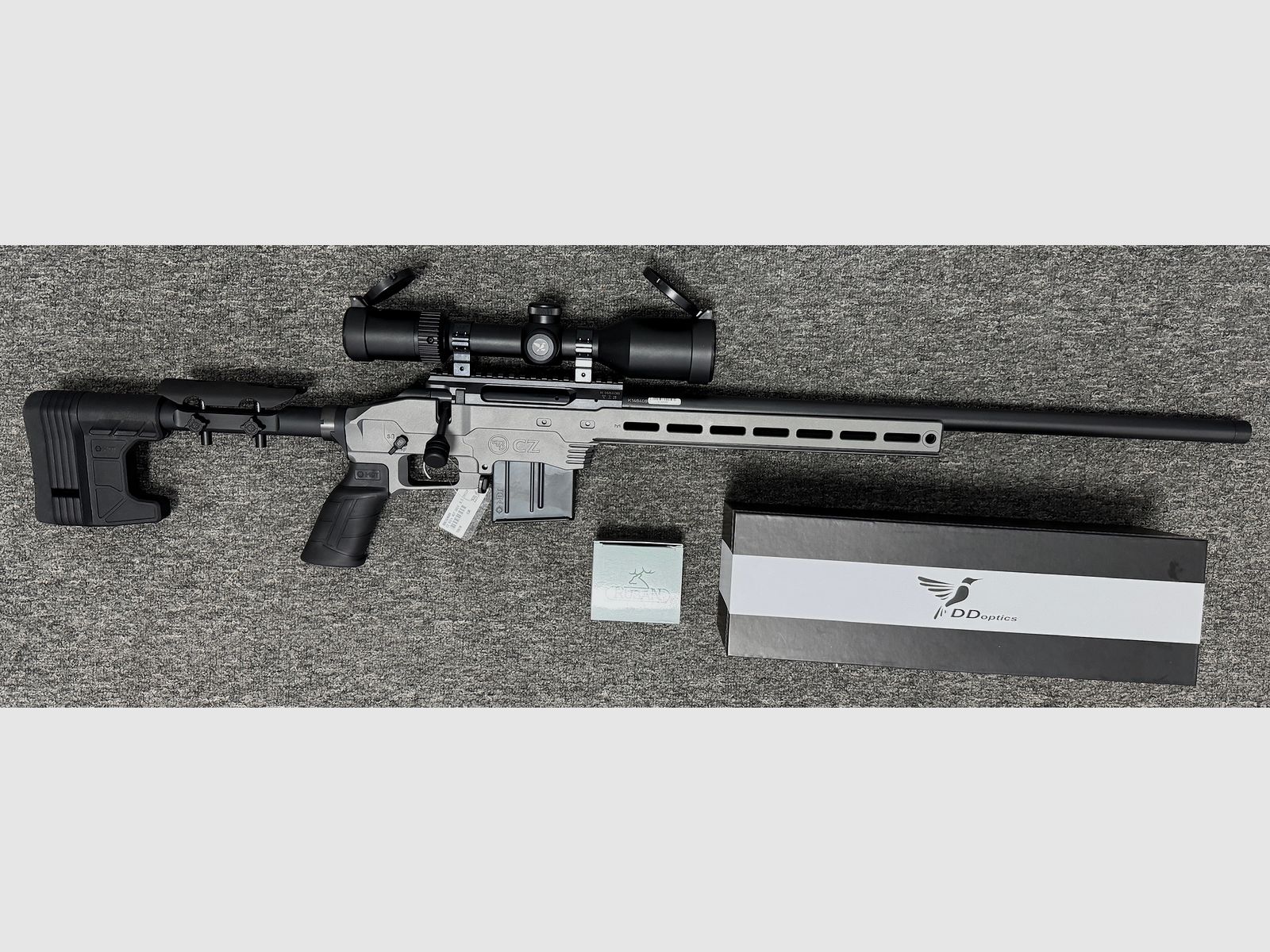 CZ 600+ MDT Szary, 6,5mm Creedmoor z DDoptics NXT 2-20x50 - NOWA BROŃ