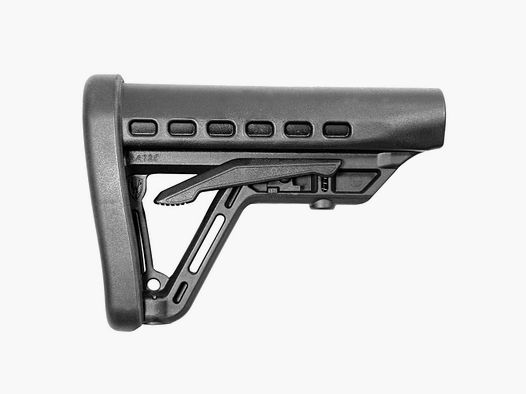 Archangel Low-Profile AR-15 Crosse (Tube Commercial) - Polymère Noir